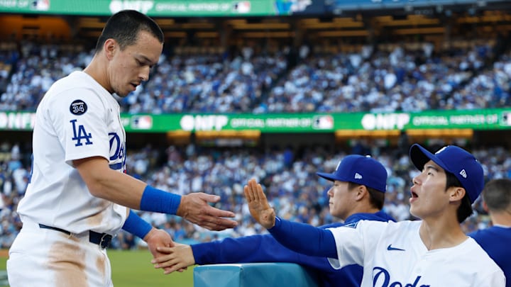 National League Championship Series - Milwaukee Brewers v Los Angeles Dodgers - Game Three National League Championship Series - Milwaukee Brewers v Los Angeles Dodgers - Game Three