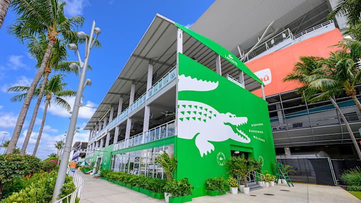 Lacoste has returned to the Miami Open for the 10th consecutive year. Lacoste has returned to the Miami Open for the 10th consecutive year.