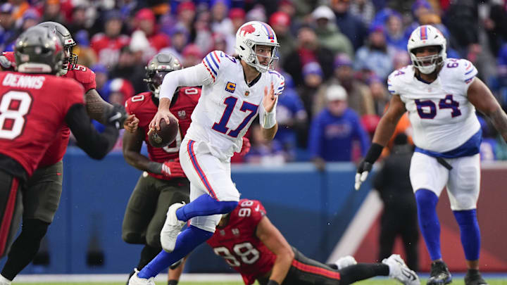 Josh Allen was sensational on Sunday afternoon. Josh Allen was sensational on Sunday afternoon.