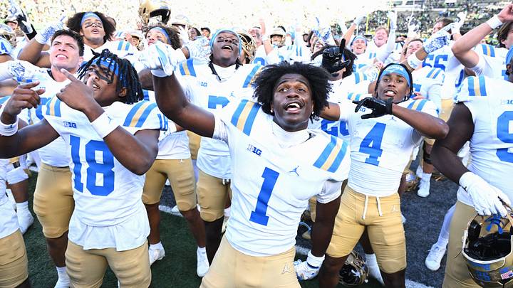 The UCLA Bruins are favorites against Wisconsin in college football Week 7 action.