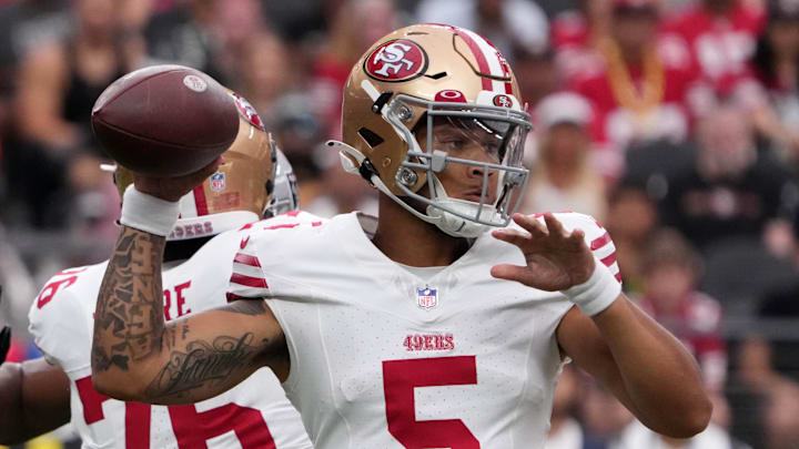 49ers quarterback Trey Lance