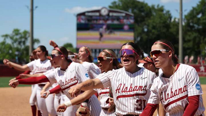 The University of Alabama softball team in action against Upstate in the NCAA Regional Tournament at Rhoads Stadium in Tuscaloosa, AL on Sunday, May 17, 2026. The University of Alabama softball team in action against Upstate in the NCAA Regional Tournament at Rhoads Stadium in Tuscaloosa, AL on Sunday, May 17, 2026.