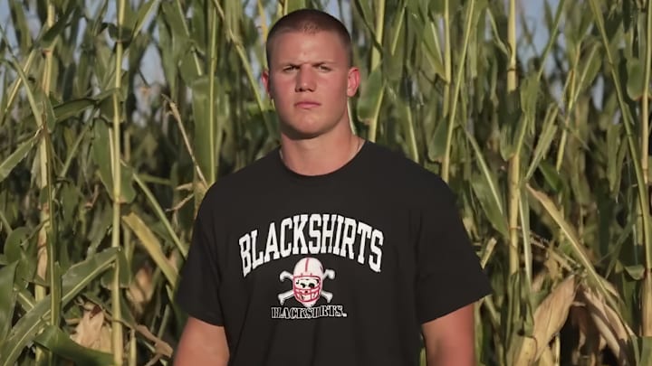 Omaha Westside linebacker Christian Jones in his video announcing his commitment to Nebraska. Omaha Westside linebacker Christian Jones in his video announcing his commitment to Nebraska.