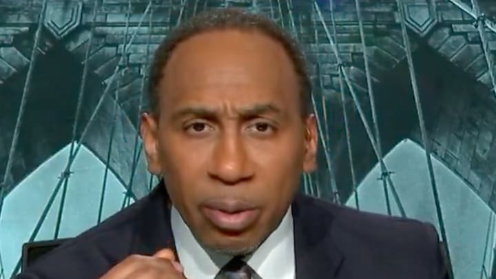 Stephen A. Smith is concerned about college basketball. 