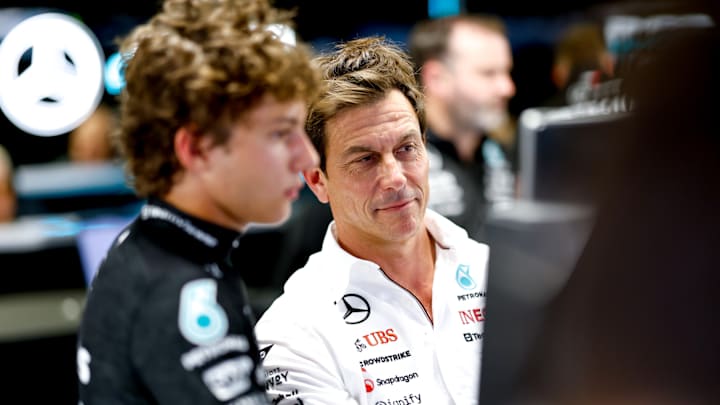 Andrea Kimi Antonelli and Toto Wolff | 2024 Italian Grand Prix, Friday - Jiri Krenek