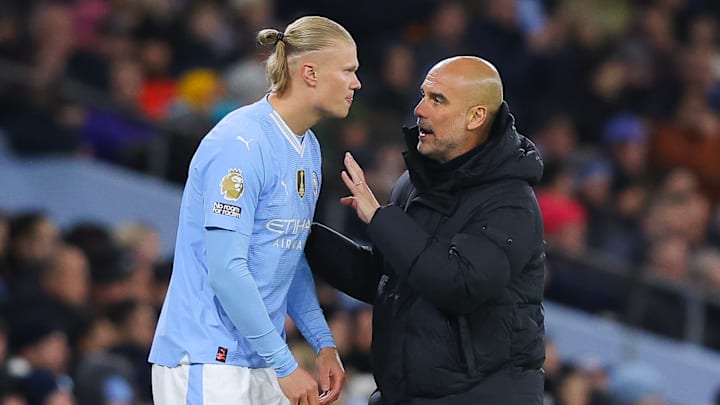 Erling Haaland und Pep Guardiola