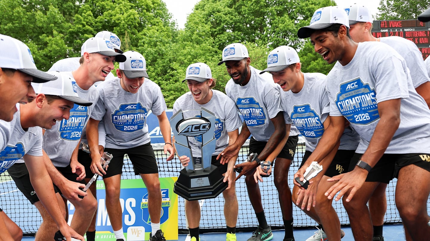 Wake Forest Wins ACC Tennis Tournament Over Virginia in a Battle