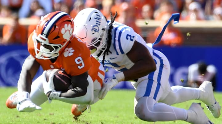 Clemson's True Freshman RB Gideon Davidson broke out vs. Duke, showcasing his growth after a slow start and limited early-season reps.