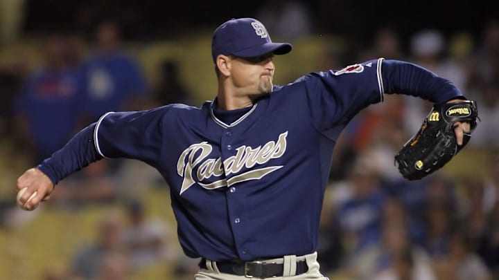 The All-American game marks the managerial debut of Trevor Hoffman, who spent 18 years in the bigs and saved 552 of his 601 career games in San Diego.  Mandatory Credit: Gary A. Vasquez-Imagn Images Copyright © 2007 Gary A. Vasquez