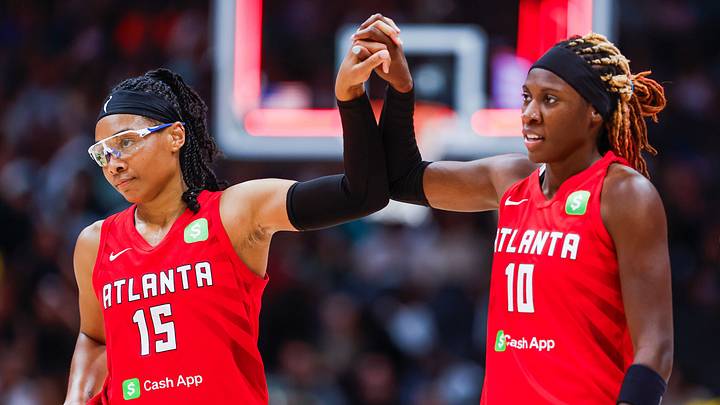 According to their birth charts, Mars and Saturn play crucial roles in how Dream teammates Allisha Gray and Rhyne Howard (left to right) tick as players. According to their birth charts, Mars and Saturn play crucial roles in how Dream teammates Allisha Gray and Rhyne Howard (left to right) tick as players.