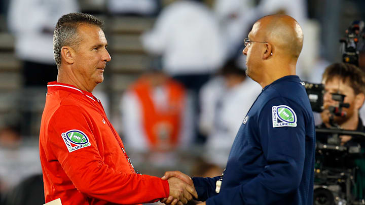 Urban Meyer, James Franklin, Ohio State v Penn State