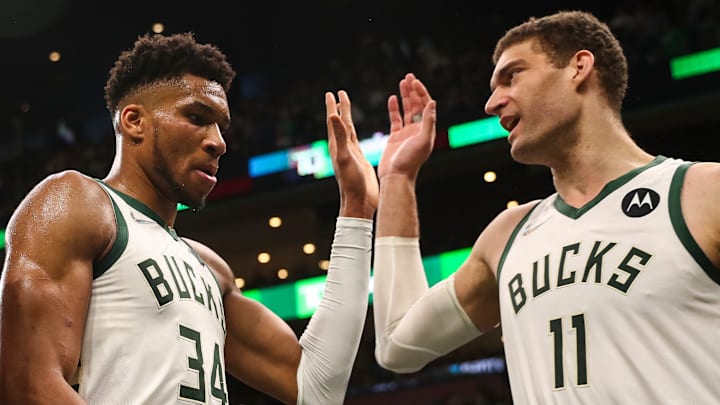 Giannis Antetokounmpo and Brook Lopez, Milwaukee Bucks