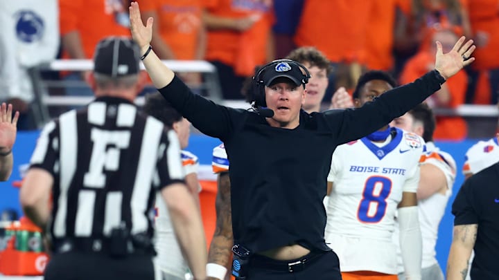 Boise State Broncos head coach Spencer Danielson.