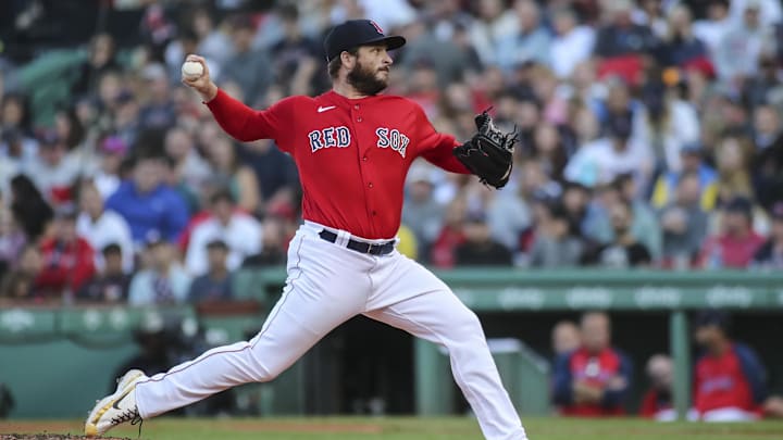 Sep 17, 2022; Boston, Massachusetts, USA; Boston Red Sox relief pitcher Ryan Brasier (70) pitches in the fifth inning against the Kansas City Royals at Fenway Park. Mandatory Credit: Wendell Cruz-Imagn Images Sep 17, 2022; Boston, Massachusetts, USA; Boston Red Sox relief pitcher Ryan Brasier (70) pitches in the fifth inning against the Kansas City Royals at Fenway Park. Mandatory Credit: Wendell Cruz-Imagn Images