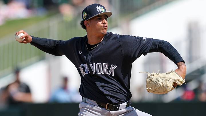 New York Yankees pitcher Carlos Lagrange didn't make his debut in 2026, but should be on track to do so in 2027. New York Yankees pitcher Carlos Lagrange didn't make his debut in 2026, but should be on track to do so in 2027.