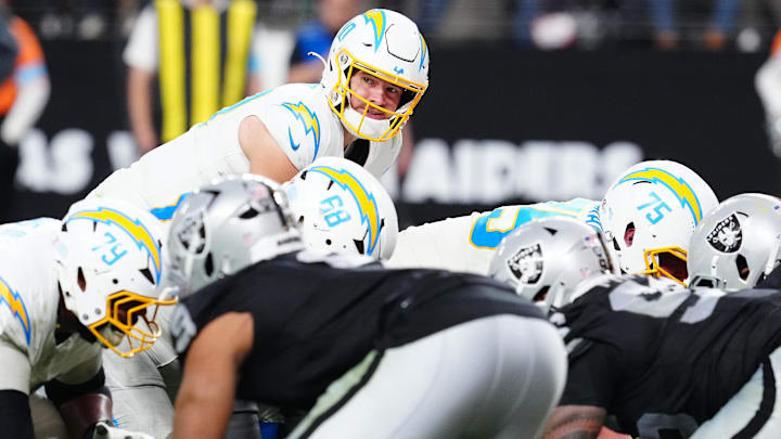 Los Angeles Chargers quarterback Justin Herbert.