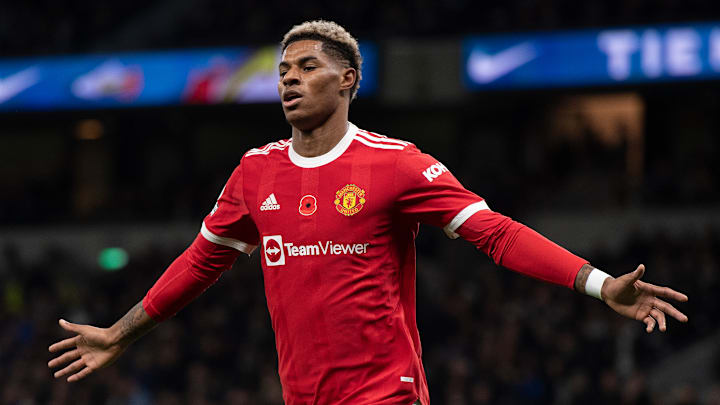 El jugador Marcus Rashford.