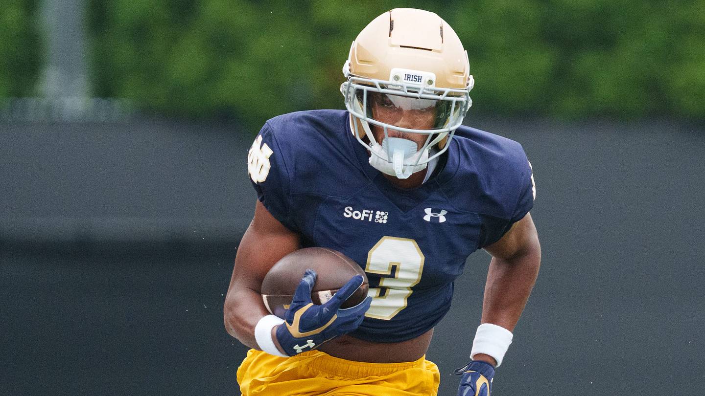 Marcus Freeman admits Notre Dame's receiver rotation has become a problem