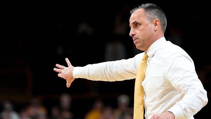 Iowa head coach Ben McCollum directs his team during a basketball game against the USC Trojans Jan. 28, 2026 at Carver-Hawkeye Arena in Iowa City, Iowa. Iowa head coach Ben McCollum directs his team during a basketball game against the USC Trojans Jan. 28, 2026 at Carver-Hawkeye Arena in Iowa City, Iowa.