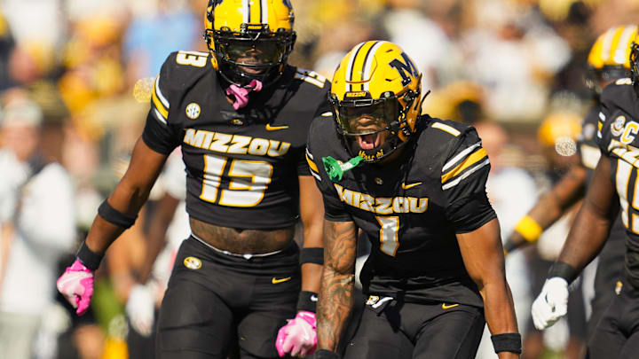 Missouri defensive back Marvin Burks Jr.