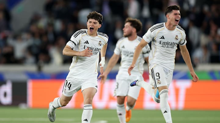 Real Madrid C.F. v Paris Saint-Germain - UEFA Youth League 2025/26 Semi-Final