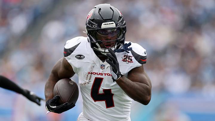 Houston Texans running back Woody Marks Houston Texans running back Woody Marks