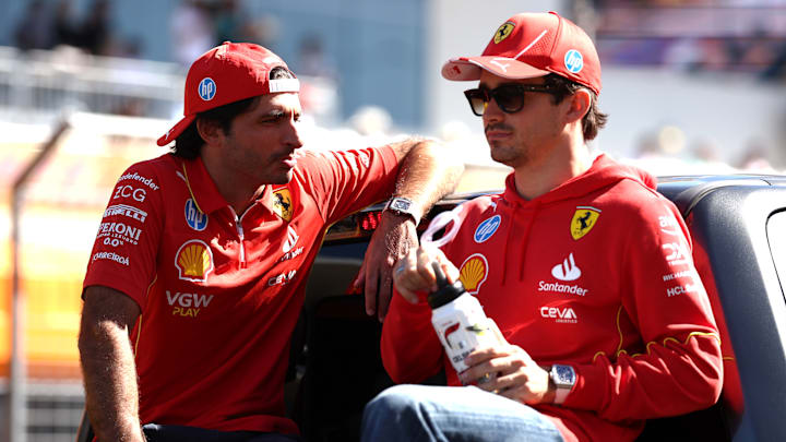 Carlos Sainz Jr., Charles Leclerc, Ferrari, Formula 1