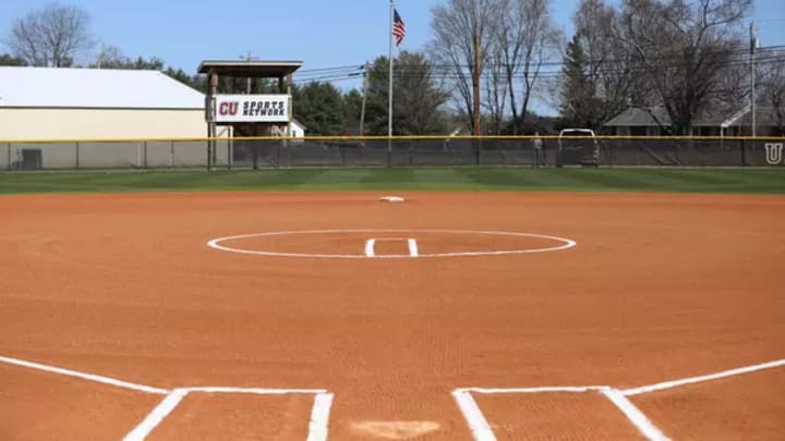 An NAIA softball umpire died mid-game at Campbellsville University in Kentucky on Wednesday.