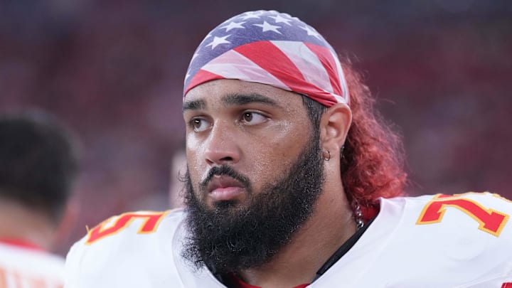 New Packers lineman Darian Kinnard was drafted by the Chiefs in 2022.
