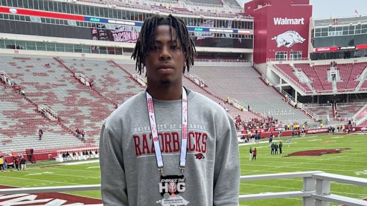 Arkansas 3-Star 2026 WR Kamauri Austin visits the Razorbacks.