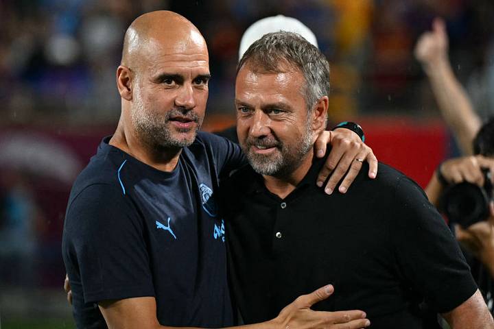 Pep Guardiola, Hansi Flick Pep Guardiola, Hansi Flick