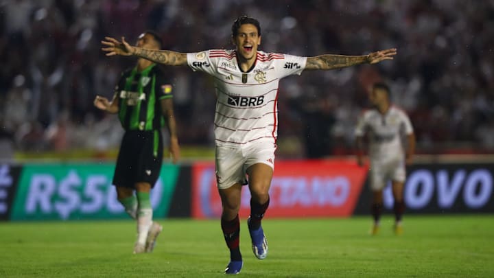 Pedro marcou um dos gols do Flamengo no jogo Pedro marcou um dos gols do Flamengo no jogo