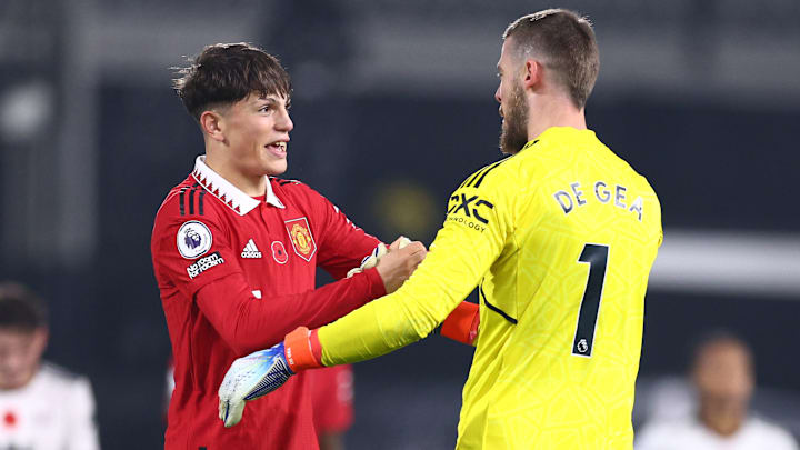 Alejandro Garnacho, David De Gea Alejandro Garnacho, David De Gea