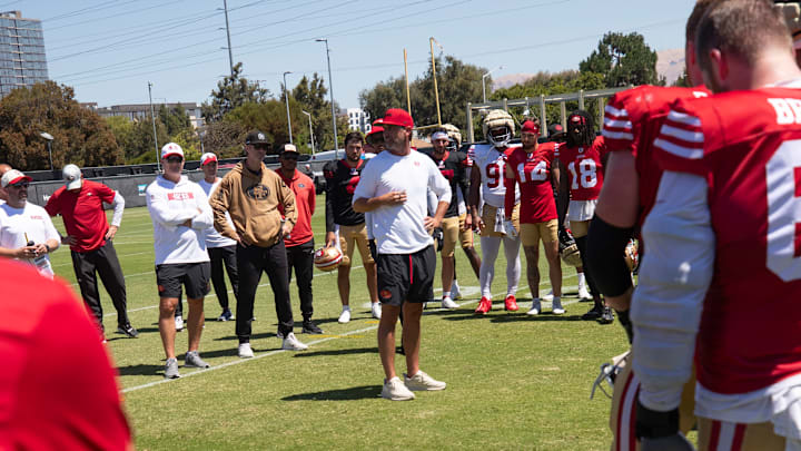 San Francisco 49ers head coach Kyle Shanahan
