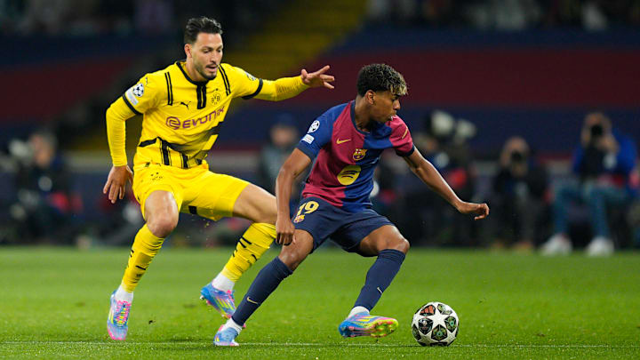 FC Barcelona v Borussia Dortmund - UEFA Champions League 2024/25 Quarter Final First Leg