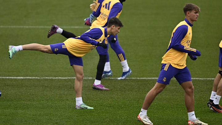 Real Madrid training in Spain