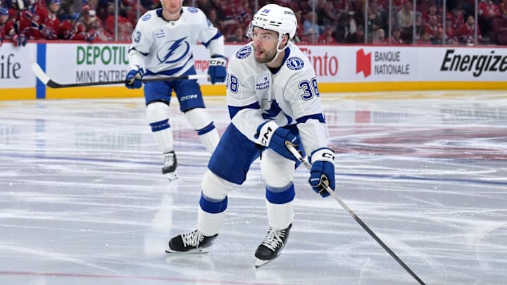 Brandon Hagel has six goals in this first-round series.