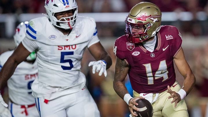 Florida State Seminoles quarterback Ashton Daniels (14) Florida State Seminoles quarterback Ashton Daniels (14)