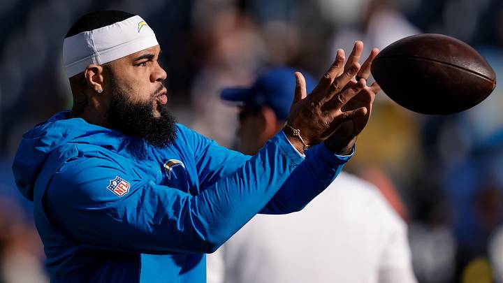 Los Angeles Chargers wide receiver Keenan Allen (13) before the game against the Denver Broncos at Empower Field at Mile High. Mandatory Credit: Isaiah J. Downing-Imagn Images Los Angeles Chargers wide receiver Keenan Allen (13) before the game against the Denver Broncos at Empower Field at Mile High. Mandatory Credit: Isaiah J. Downing-Imagn Images