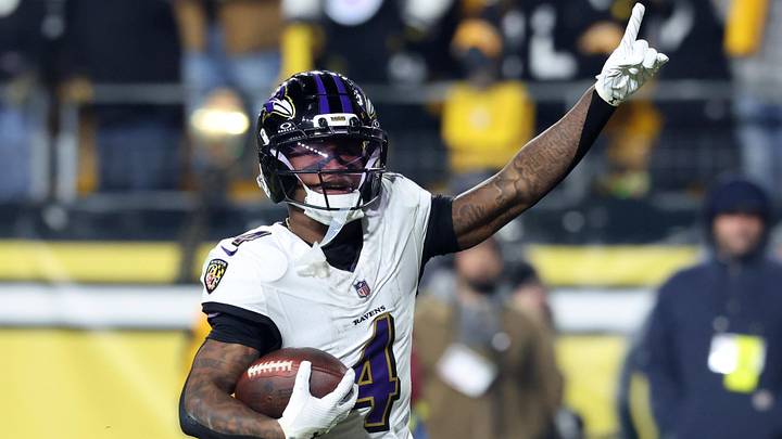Baltimore Ravens wide receiver Zay Flowers