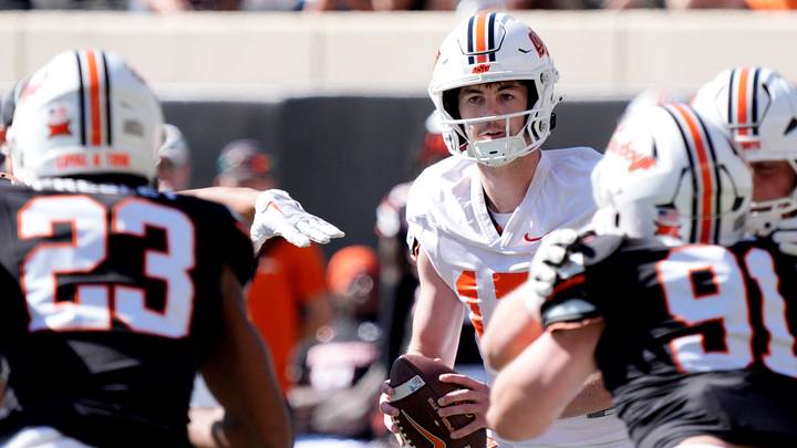 Oklahoma State's Drew Mestemaker. Oklahoma State's Drew Mestemaker.