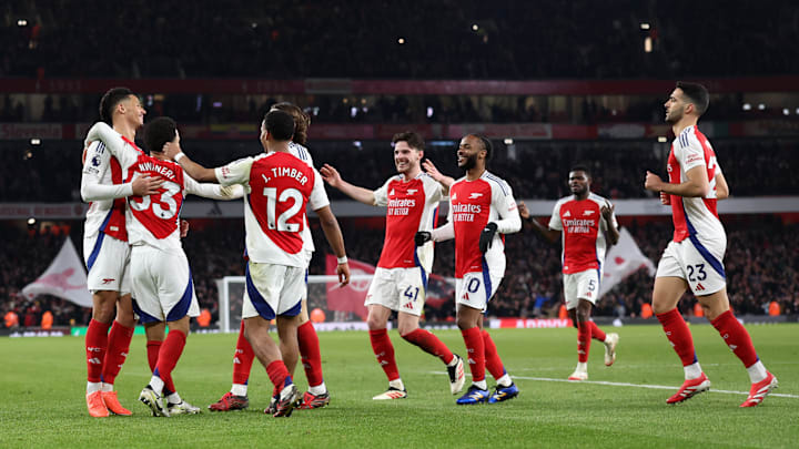 The Gunners eased to victory