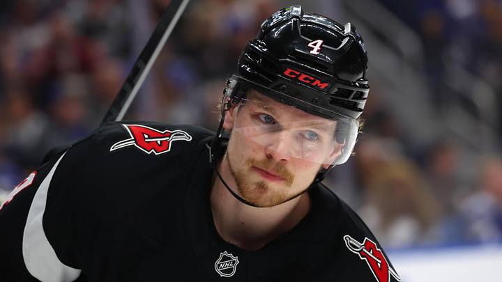 Buffalo Sabres defenseman Bowen Byram Buffalo Sabres defenseman Bowen Byram