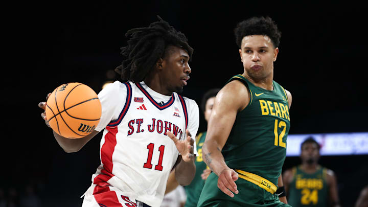 St. John's v Baylor - 2025 Players Era Tournament: St. John's basketball guard Ian Jackson St. John's v Baylor - 2025 Players Era Tournament: St. John's basketball guard Ian Jackson