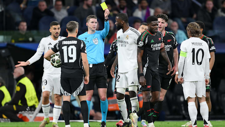 Partey picked up an unnecessary booking