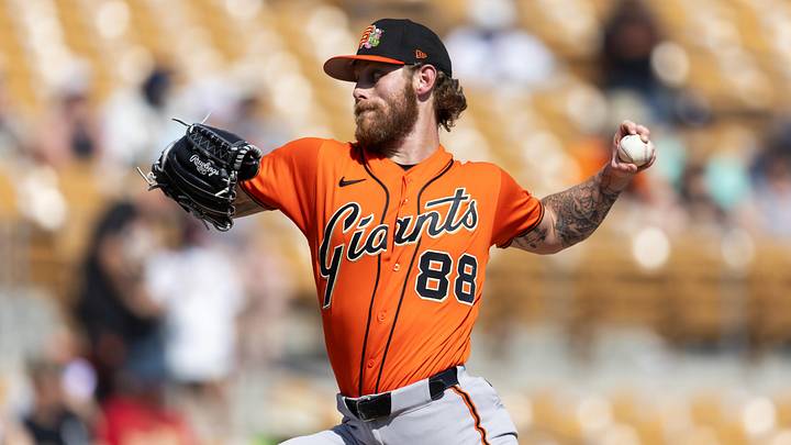 San Francisco Giants pitcher Carson Whisenhunt. San Francisco Giants pitcher Carson Whisenhunt.