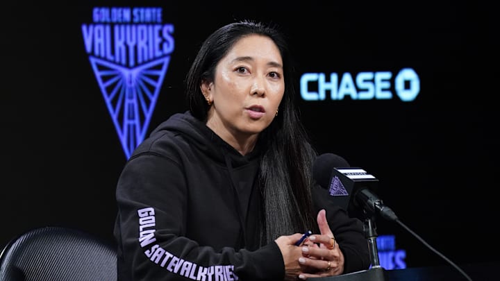 Golden State Valkyries head coach Natalie Nakase 