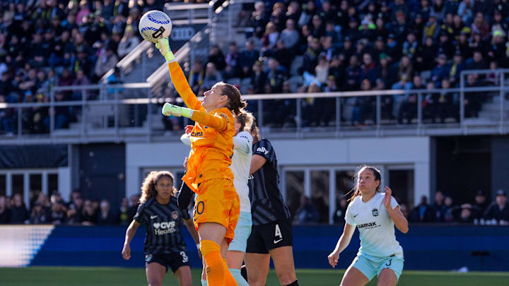 Ann-Katrin Berger im Kasten von NJ/NY Gotham FC