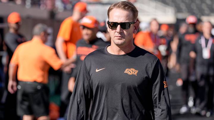 OSU head coach Eric Morris. OSU head coach Eric Morris.