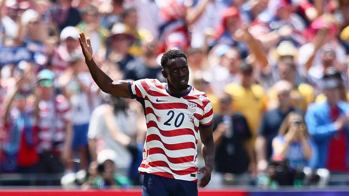 June 19, 2026; Seattle, Washington, U.S.; Folarin Balogun of the U.S. celebrates their first goal, an own goal scored by Australia's Cameron Burgess. Mandatory Credit: Blake Dahlin-Imagn Images June 19, 2026; Seattle, Washington, U.S.; Folarin Balogun of the U.S. celebrates their first goal, an own goal scored by Australia's Cameron Burgess. Mandatory Credit: Blake Dahlin-Imagn Images
